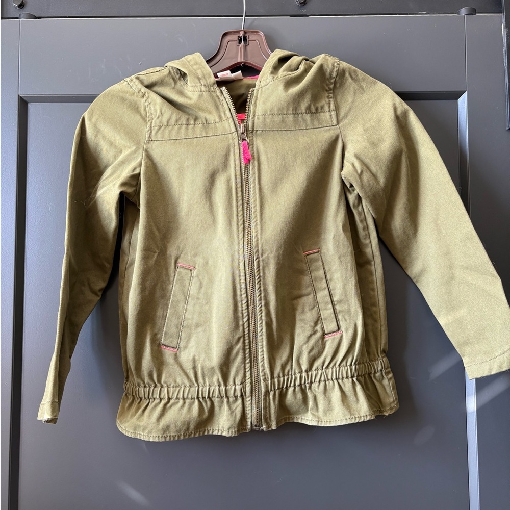 Cat & Jack Kids Khaki Hooded Jacket